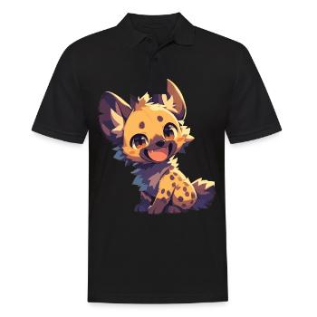 Hyena Hyena - Men's Polo Shirt - black - Front - Kai (181cm)