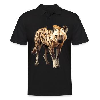 Hyena Hyena - Men's Polo Shirt - black - Front - Kai (181cm)