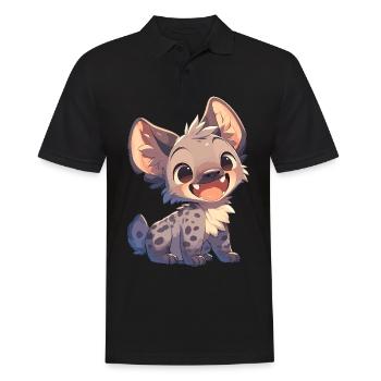 Hyena Hyena - Men's Polo Shirt - black - Front - Kai (181cm)