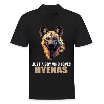 Hyena Hyena - Men's Polo Shirt - black - Front - Kai (181cm)