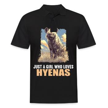 Hyena Hyena - Men's Polo Shirt - black - Front - Kai (181cm)