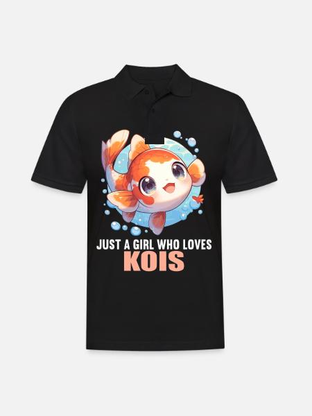 Koi Koi Carp - Men's Polo Shirt - black
