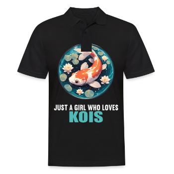 Koi Koi Carpe - Polo Homme - noir - Devant - Kai (181cm)