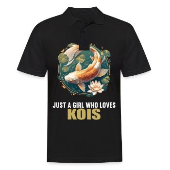 Koi Koi Carpe - Polo Homme - noir - Devant - Kai (181cm)
