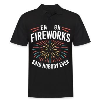Pyrotechnie Feux d’artifice Pyrotechnie - Polo Homme - noir - Devant - Kai (181cm)