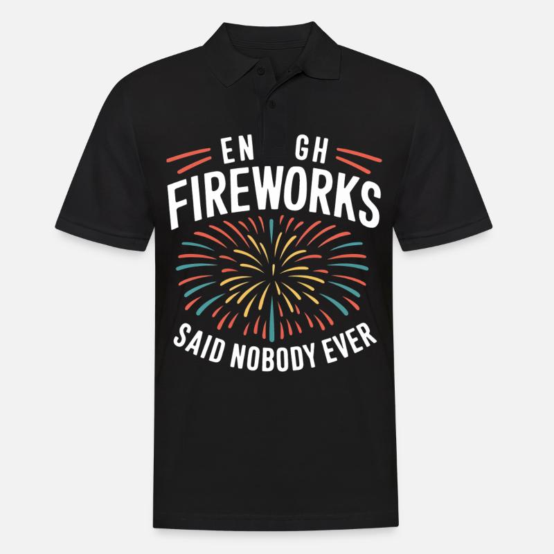 Pyrotechnics Fireworks Pyrotechnics - Men's Polo Shirt - black