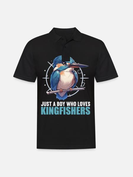 Kingfishers Kingfisher - Men's Polo Shirt - black