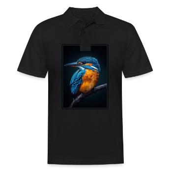 Kingfishers Kingfisher - Men's Polo Shirt - black - Front - Kai (181cm)