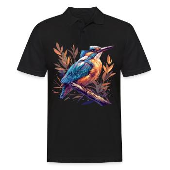 Kingfishers Kingfisher - Men's Polo Shirt - black - Front - Kai (181cm)