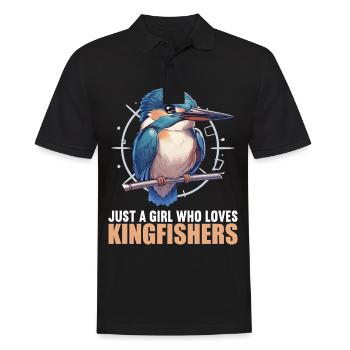 Kingfishers Kingfisher - Men's Polo Shirt - black - Front - Kai (181cm)