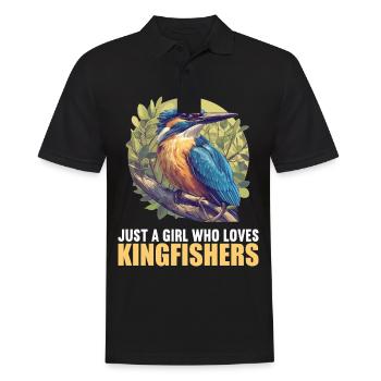 Kingfishers Kingfisher - Men's Polo Shirt - black - Front - Kai (181cm)