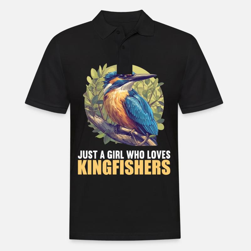 Eisvögel Eisvogel - Männer Poloshirt - Schwarz
