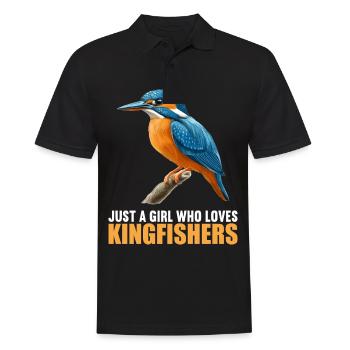 Kingfishers Kingfisher - Men's Polo Shirt - black - Front - Kai (181cm)