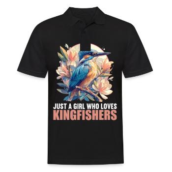 Kingfishers Kingfisher - Men's Polo Shirt - black - Front - Kai (181cm)