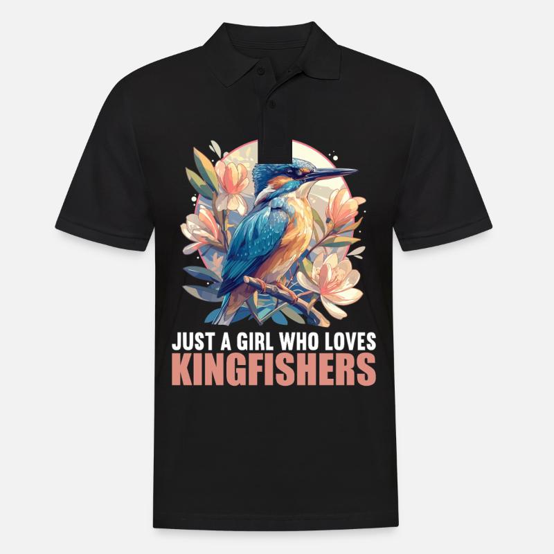 Eisvögel Eisvogel - Männer Poloshirt - Schwarz
