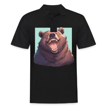 Ours Kodiak Ours Kodiak - Polo Homme - noir - Devant - Kai (181cm)