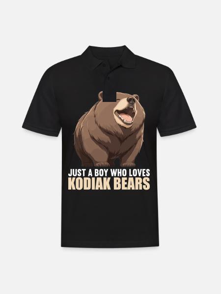 Kodiak Bear Kodiak Bear - Men's Polo Shirt - black