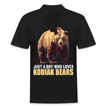Ours Kodiak Ours Kodiak - Polo Homme - noir - Devant - Kai (181cm)