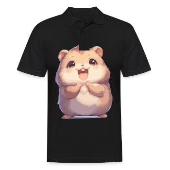 Lemmings Lemming - Men's Polo Shirt - black - Front - Kai (181cm)