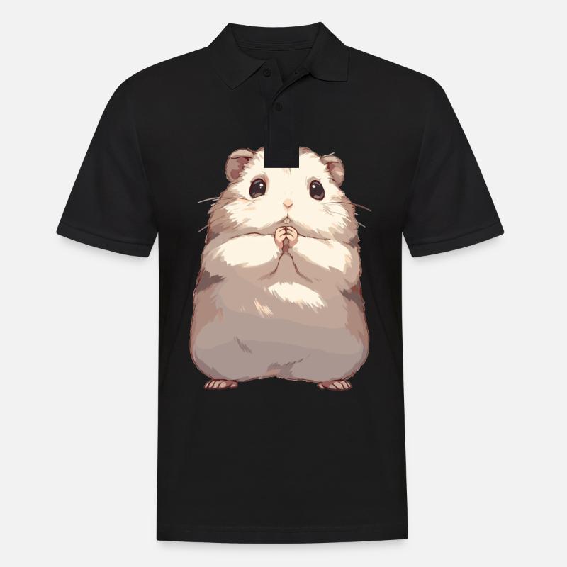 Lemminge Lemming - Männer Poloshirt - Schwarz