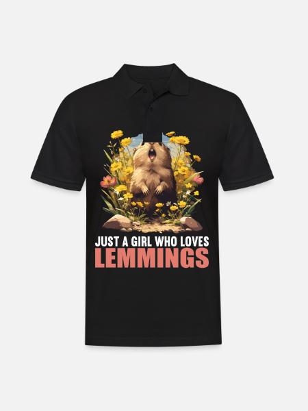 Lemmings Lemming - Men's Polo Shirt - black