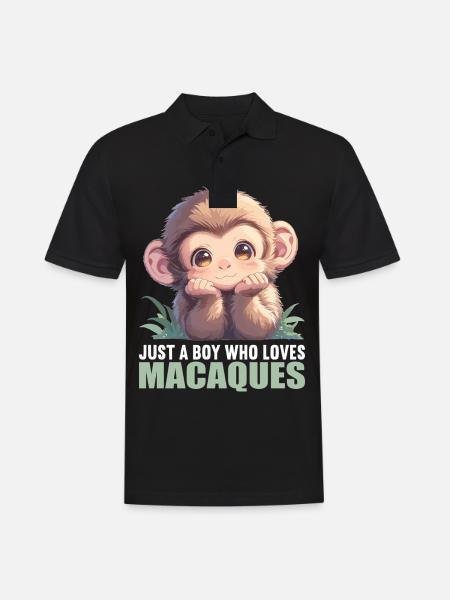 Macaque Macaque - Men's Polo Shirt - black