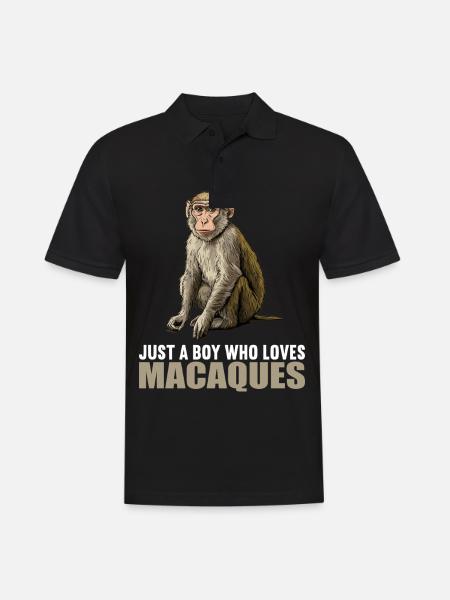 Macaque Macaque - Men's Polo Shirt - black