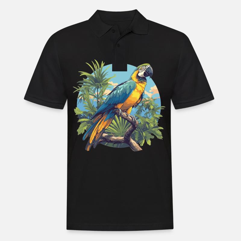 Aras Ara - Männer Poloshirt - Schwarz