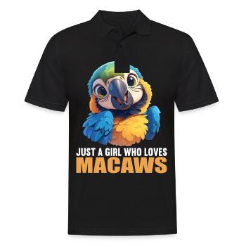 Macaw's Era - Men's Polo Shirt - black - Front - Kai (181cm)