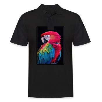 Macaw's Era - Men's Polo Shirt - black - Front - Kai (181cm)