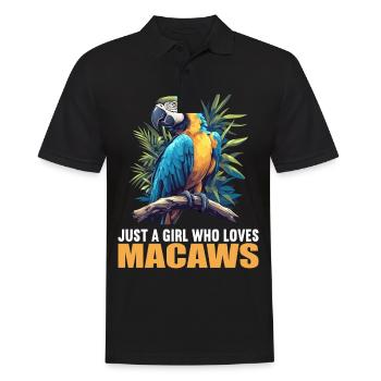 Macaw's Era - Men's Polo Shirt - black - Front - Kai (181cm)