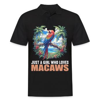 Macaw's Era - Men's Polo Shirt - black - Front - Kai (181cm)