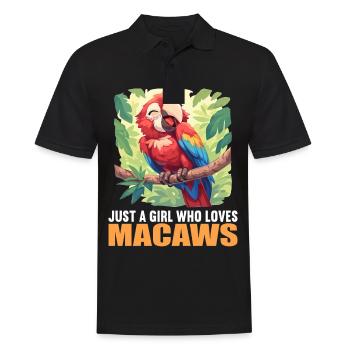 Macaw's Era - Men's Polo Shirt - black - Front - Kai (181cm)