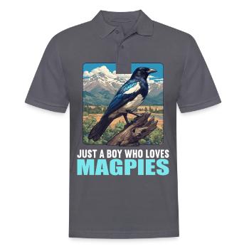 Elstern Elster - Männer Poloshirt - Anthrazit - Vorne - Nico (186cm)