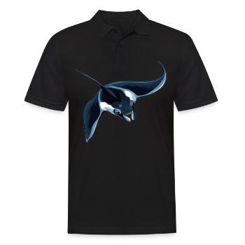 Manta Rays Manta Rays - Men's Polo Shirt - black - Front - Kai (181cm)