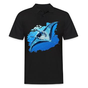 Manta Rays Manta Rays - Men's Polo Shirt - black - Front - Kai (181cm)