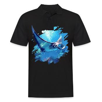 Manta Rays Manta Rays - Men's Polo Shirt - black - Front - Kai (181cm)