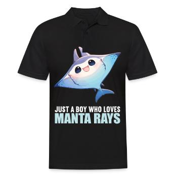 Manta Rays Manta Rays - Men's Polo Shirt - black - Front - Kai (181cm)