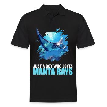 Manta Rays Manta Rays - Men's Polo Shirt - black - Front - Kai (181cm)