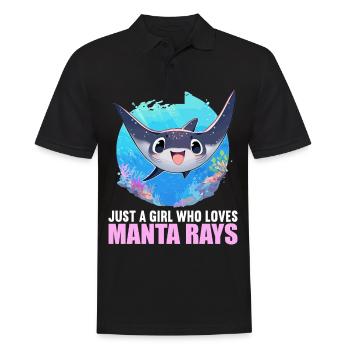 Manta Rays Manta Rays - Men's Polo Shirt - black - Front - Kai (181cm)
