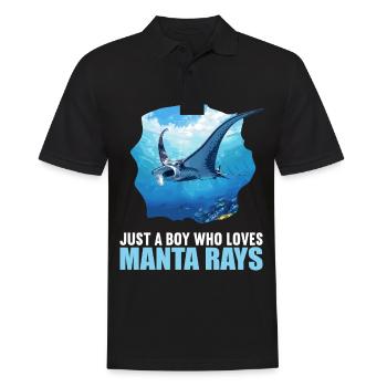 Manta Rays Manta Rays - Men's Polo Shirt - black - Front - Kai (181cm)
