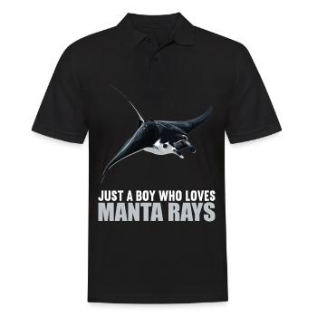 Manta Rays Manta Rays - Men's Polo Shirt - black - Front - Kai (181cm)