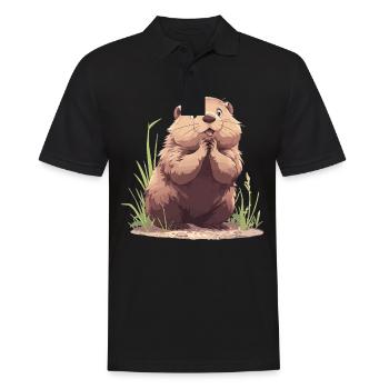 Marmottes Marmottes - Polo Homme - noir - Devant - Kai (181cm)
