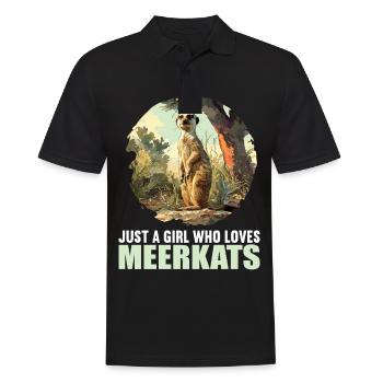 Meerkat Erdmännchen - Polo Homme - noir - Devant - Kai (181cm)