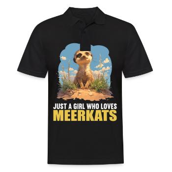 Meerkat Erdmännchen - Polo Homme - noir - Devant - Kai (181cm)