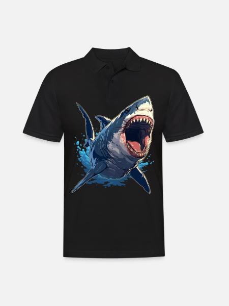Megalodons Megalodon - Men's Polo Shirt - black