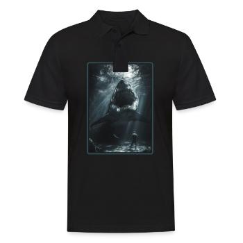 Megalodons Megalodon - Men's Polo Shirt - black - Front - Kai (181cm)