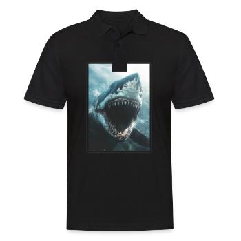 Megalodons Megalodon - Men's Polo Shirt - black - Front - Kai (181cm)