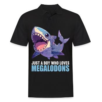 Megalodons Megalodon - Men's Polo Shirt - black - Front - Kai (181cm)