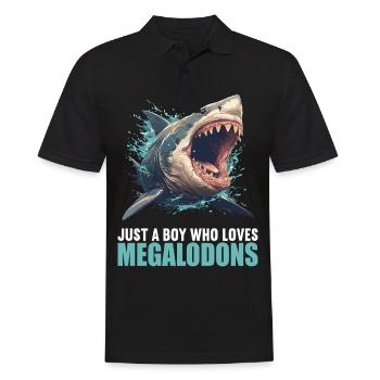 Megalodons Megalodon - Men's Polo Shirt - black - Front - Kai (181cm)